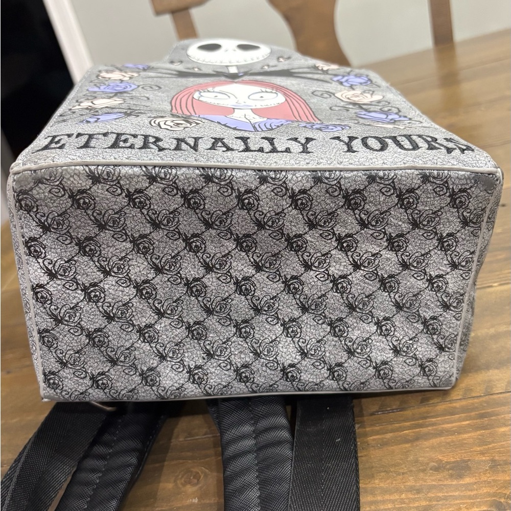 Loungefly Disney Nightmare Before Christmas Eternally Yours Tombstone Backpack - Picture 6 of 11